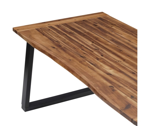 vidaXL virtuves galds, 180x90 cm, akācijas masīvkoks