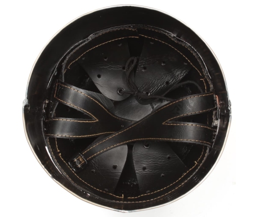 vidaXL viduslaiku bruņinieku ķivere, replika, sudraba krāsas tērauds