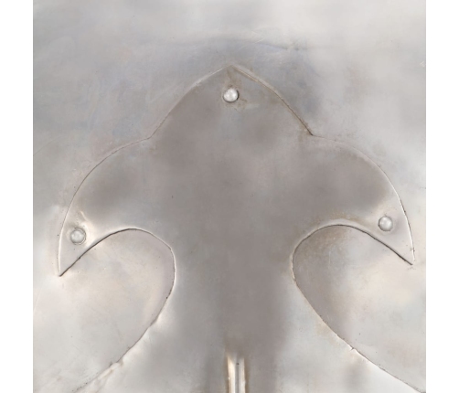 vidaXL viduslaiku bruņinieku bruņuveste, replika, sudrabains tērauds