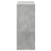 vidaXL 2-līmeņu grāmatu plaukts, pelēks 40x30x76,5cm inženierijas koks