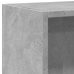 vidaXL 2-līmeņu grāmatu plaukts, pelēks 40x30x76,5cm inženierijas koks