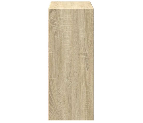 vidaXL 2-līmeņu grāmatu plaukts, ozolkoka krāsa, 60x30x76,5 cm