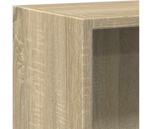 vidaXL 2-līmeņu grāmatu plaukts, ozolkoka krāsa, 60x30x76,5 cm