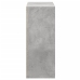 vidaXL 2-līmeņu grāmatu plaukts, pelēks 60x30x76,5cm inženierijas koks