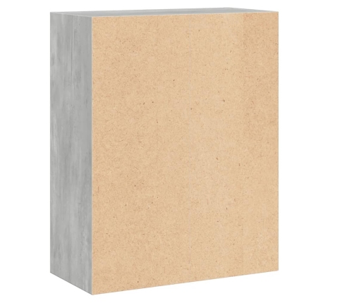 vidaXL 2-līmeņu grāmatu plaukts, pelēks 60x30x76,5cm inženierijas koks