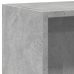 vidaXL 2-līmeņu grāmatu plaukts, pelēks 60x30x76,5cm inženierijas koks