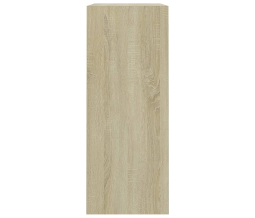 vidaXL 2-līmeņu grāmatu plaukts ozola 80x30x76,5 cm inženierijas koks