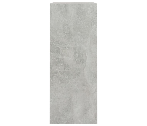 vidaXL 2-līmeņu grāmatu plaukts, pelēks 80x30x76,5cm inženierijas koks