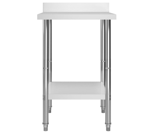 vidaXL virtuves darba galds, 60x60x93 cm, nerūsējošs tērauds