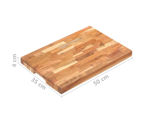 Virtuves Dēlīties, 50X35X4 Cm, Akācijas Masīvkoks Vidaxl