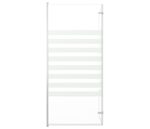 vidaXL vannas siena, 120x140 cm, rūdīts stikls, svītraina