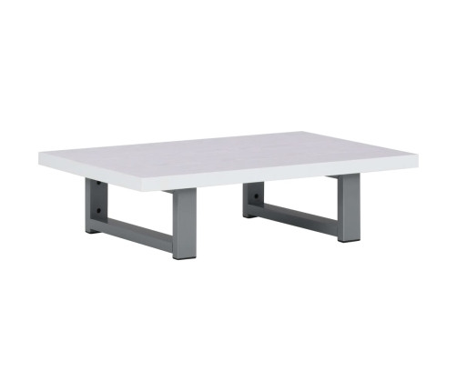 vidaXL divdaļīgs vannasistabas mēbeļu komplekts, balts, keramika