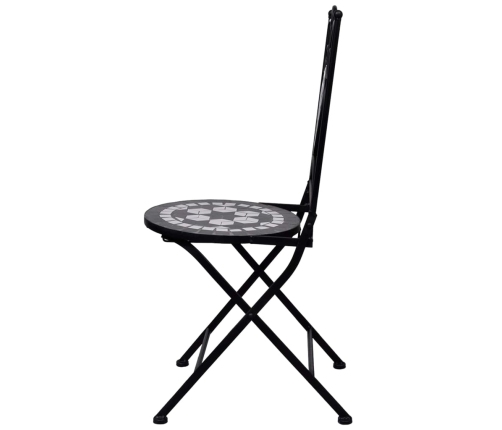 vidaXL 3-daļīgs mozaīkas bistro mēbeļu komplekts, keramikas flīzes