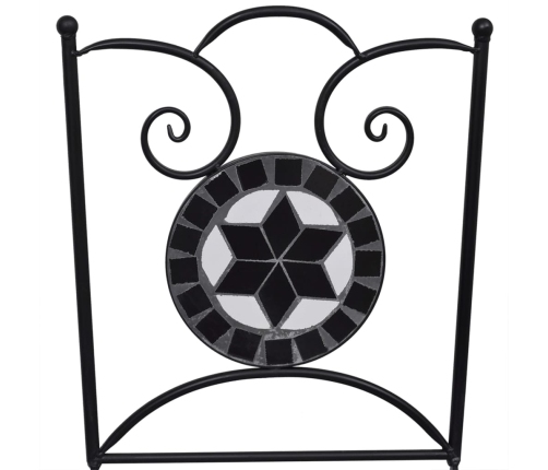 vidaXL 3-daļīgs mozaīkas bistro mēbeļu komplekts, keramikas flīzes