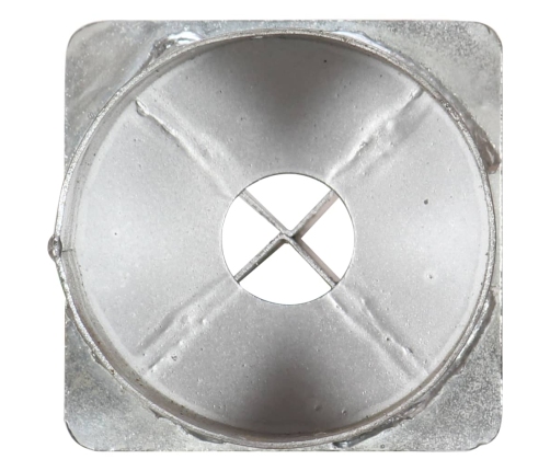 vidaXL zemes mietiņi, 6 gab., sudraba krāsa, 12x91 cm, tērauds