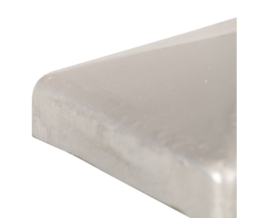 vidaXL stabu cepurītes, 6 gab,. cinkots tērauds, 91x91 mm