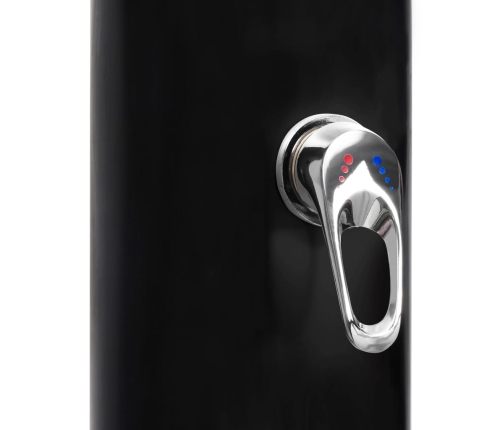 vidaXL āra solārā duša ar dušas galvu un krānu, 40 L