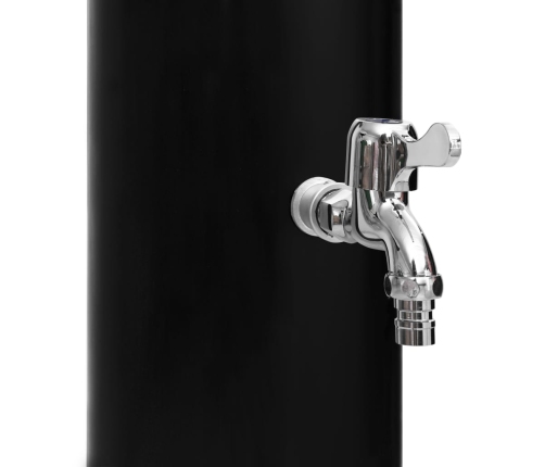 vidaXL āra solārā duša ar dušas galvu un krānu, 40 L