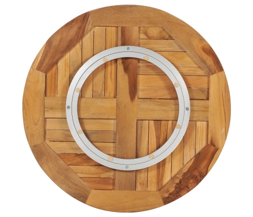 vidaXL rotējoša paplāte, masīvs tīkkoks