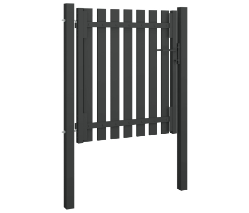 vidaXL žoga vārti, 1x1,25 m, tērauds, antracītpelēki