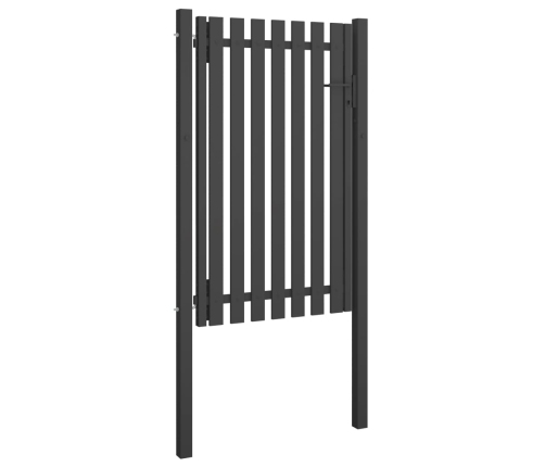 Žoga Vārti, 1X2 M, Tērauds, Antracītpelēki Vidaxl