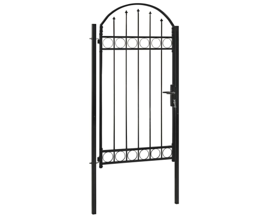 Žoga Vārti Ar Arkveida Formu, Tērauds, 100X250 Cm, Melni Vidaxl