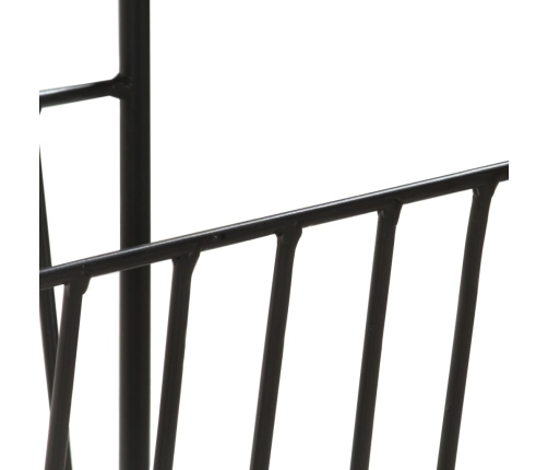 vidaXL žurnālu plaukts, 40x30x50 cm, mango masīvkoks un tērauds