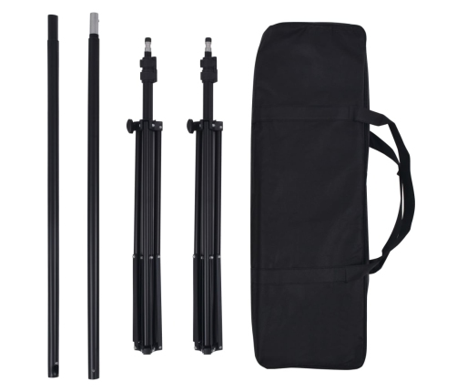 vidaXL fotostudijas komplekts – foni, lampas un lietussargi