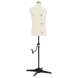 Vīriešu Manekens, Regulējams, Krēmkrāsas, 37-45 Vidaxl