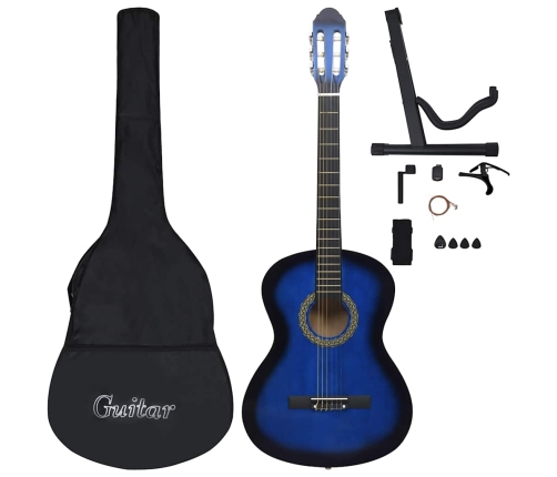 vidaXL 12-daļīgs klasiskās ģitāras komplekts iesācējiem, 4/4, 39