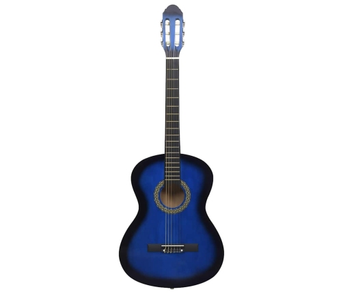 vidaXL 12-daļīgs klasiskās ģitāras komplekts iesācējiem, 4/4, 39