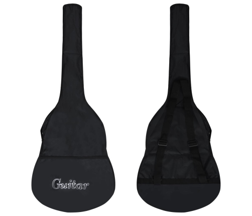 vidaXL 12-daļīgs ģitāras komplekts ar 6 stīgām un ekvalaizeru