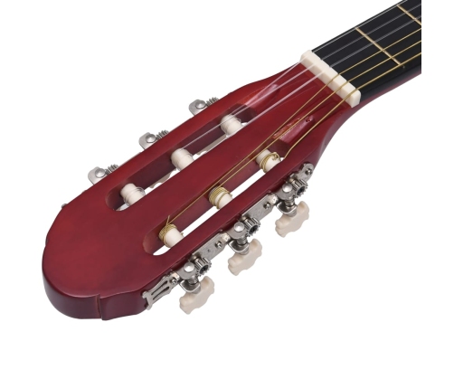 vidaXL 12-daļīgs ģitāras komplekts ar 6 stīgām un ekvalaizeru