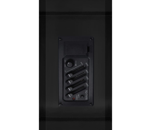 vidaXL klasiskā ģitāra, ekvalaizers, 6 stīgas, vesterna stils, melna