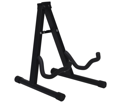 vidaXL 12-daļīgs ģitāras komplekts ar 6 stīgām un ekvalaizeru, melns