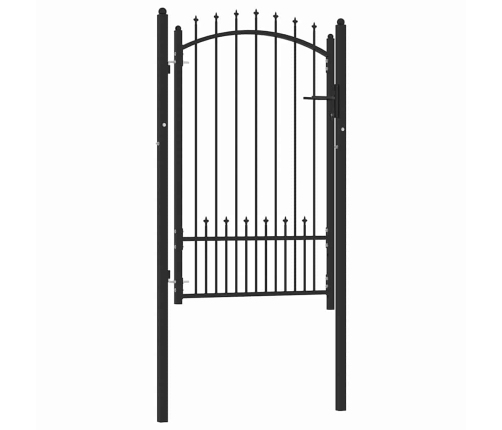 Žoga Vārti Ar Slēdzeni Melna 100 X 150 Cm Pulverkrāsots Tērauds Vidaxl