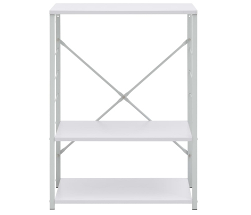 vidaXL virtuves plaukts, balts, 60x39,6x79,5 cm, inženierijas koks