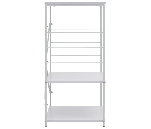 vidaXL virtuves plaukts, balts, 60x39,6x79,5 cm, inženierijas koks