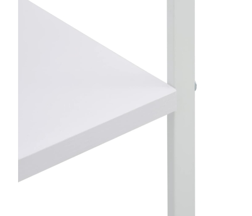 vidaXL virtuves plaukts, balts, 60x39,6x123 cm, inženierijas koks