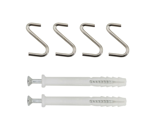 vidaXL virtuves plaukts, balts, 60x39,6x123 cm, inženierijas koks