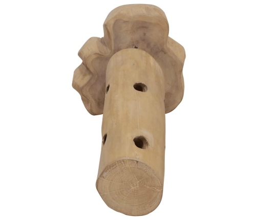 vidaXL vīna pudeļu plaukts 8 pudelēm, 40x30x80 cm, masīvs tīkkoks