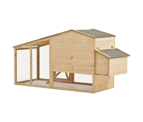 vidaXL vistu būris, 178x67x92 cm, priedes masīvkoks