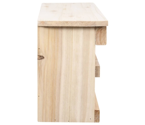 vidaXL zvirbuļu māja ar 5 nodalījumiem, 68x15x21 cm, egles koks