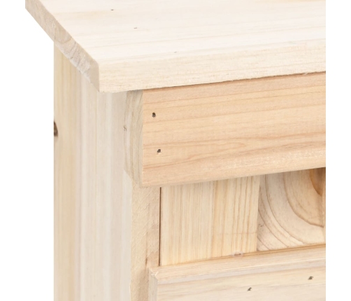 vidaXL zvirbuļu māja ar 5 nodalījumiem, 68x15x21 cm, egles koks