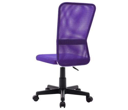 vidaXL biroja krēsls, 44x52x100 cm, violets tīklveida audums