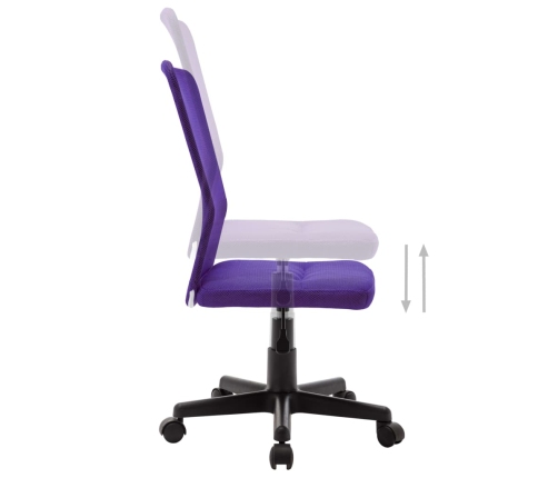 vidaXL biroja krēsls, 44x52x100 cm, violets tīklveida audums