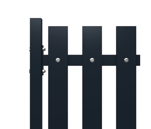 Žoga Panelis, Antracītpelēks, 174,5X75 Cm, Tērauds Vidaxl