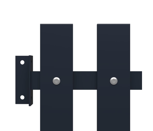 Žoga Panelis, Antracītpelēks, 170,5X75Cm, Pulverkrāsots Tērauds Vidaxl