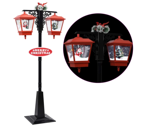 vidaXL Ziemassvētku ielas lampa ar salavecīti, 81x40x188 cm, PVC