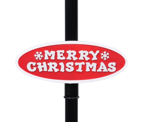 vidaXL Ziemassvētku ielas lampa ar salavecīti, 81x40x188 cm, PVC